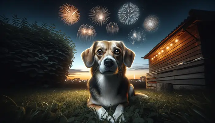 honden en vuurwerk angst